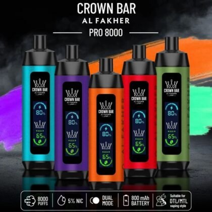 Al Fakher Crown Bar 8K Pro