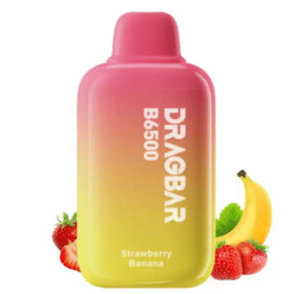 dragbar 6500 puffs strawberry banana