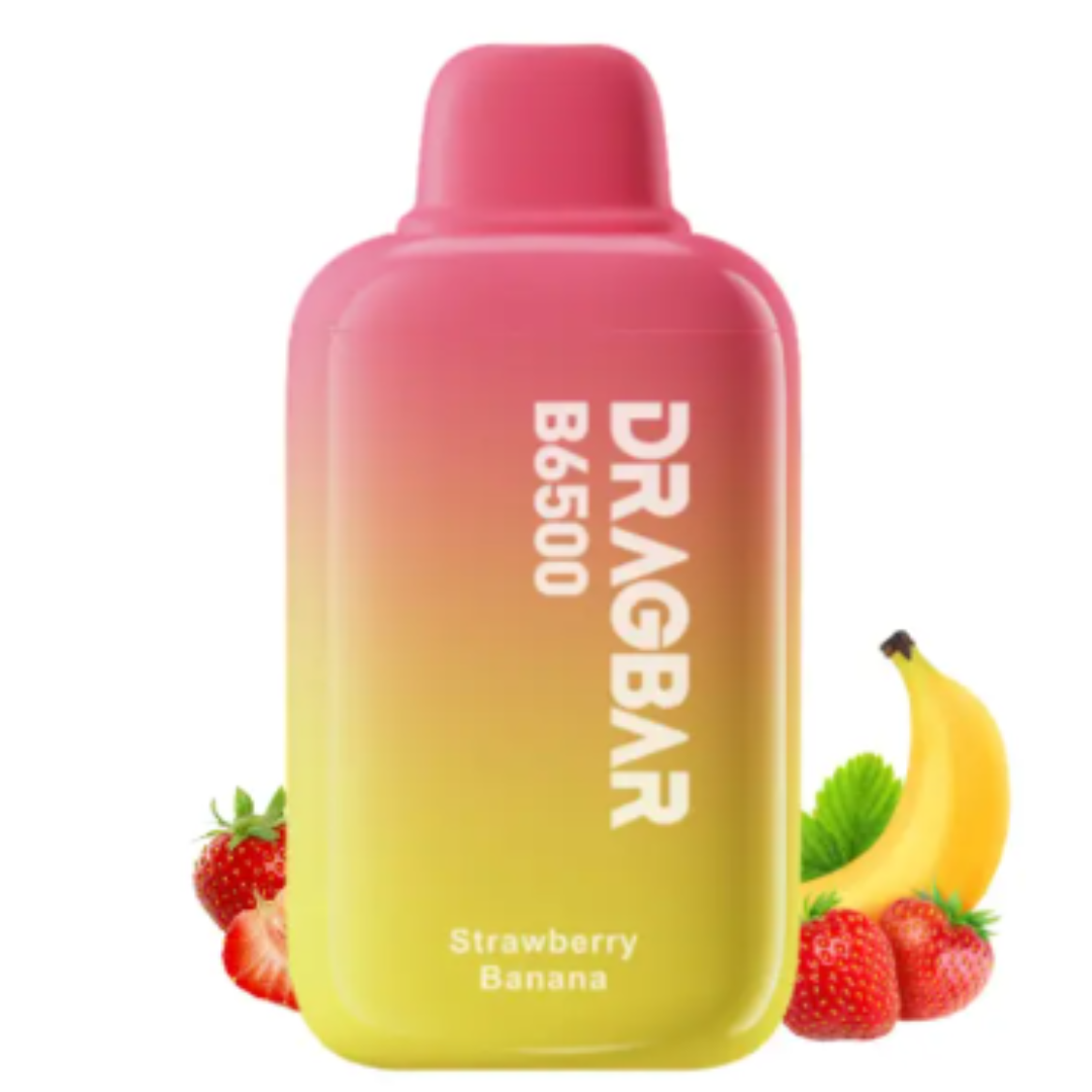 dragbar 6500 puffs strawberry banana