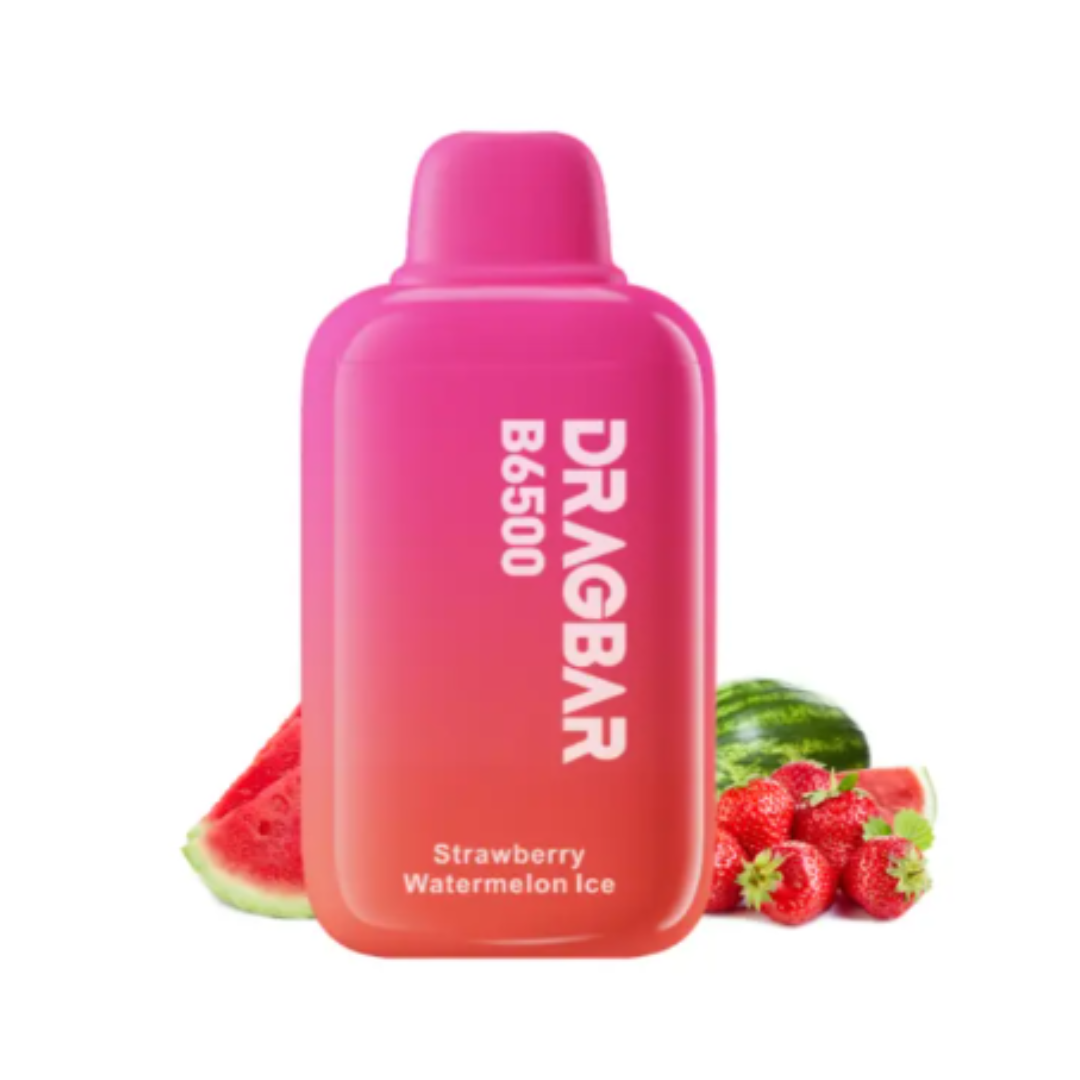 dragbar 6500 puffs strawberry watermelon ice