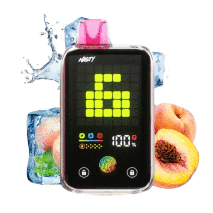 nasty 22k taff 22000 puffs peach ice