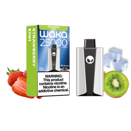 waka 25000 puffs 25k taffs strawberry kiwi