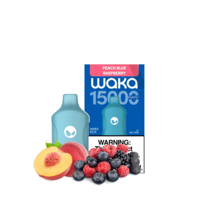 waka kick 15k peach blue raspberry 15000 puffs