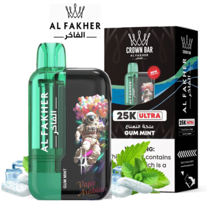 fakher 25k ultra gum mint 25000 puff taff