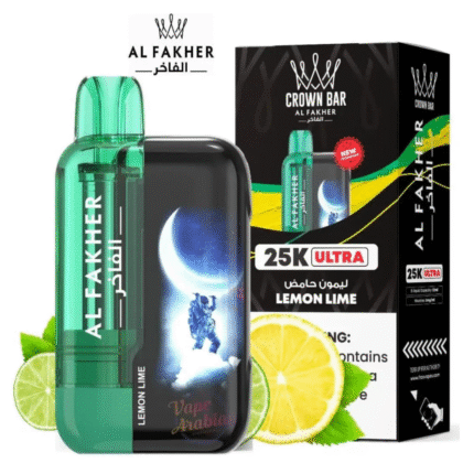 fakher 25k ultra lemon lime 25000 puff taff