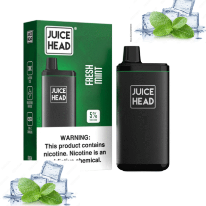 juice head 25k - fresh mint ice 25000 taff puff taffs puffs