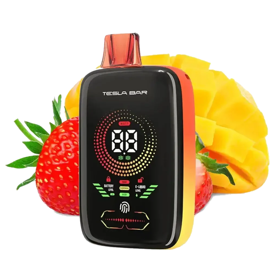 tesla bar 25K puffs 25000 taff strawberry mango
