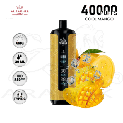 al fakher 40k puffs 40000 taffs cool mango