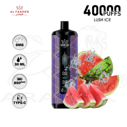 al fakher 40k puffs 40000 taffs lush ice pasteque watermelon