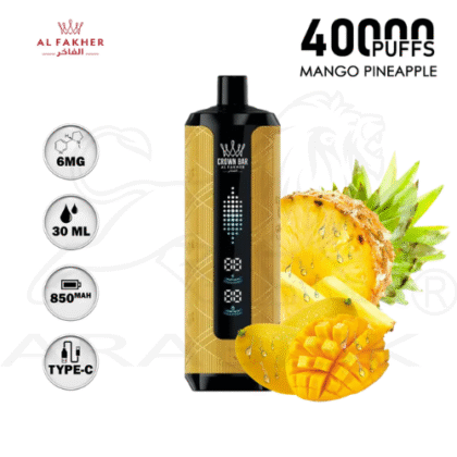al fakher 40k puffs 40000 taffs mango pineapple