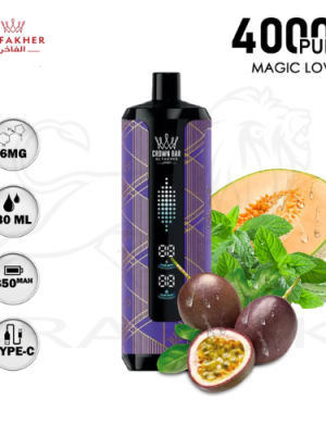 AL FAKHER CROWN BAR MEGAMAX 40000 PUFFS 6MG Experience long-lasting performance with the AL FAKHER Crown Bar MegaMax, a premium disposable vape designed for power and convenience. Delivering an im (2)