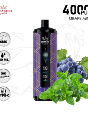 al fakher 40k puffs 40000 taffs grape mint